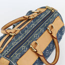 LOUIS VUITTON Monogram Denim Neo Speedy Hand Bag Blue M95019 LV Auth 128934V-6