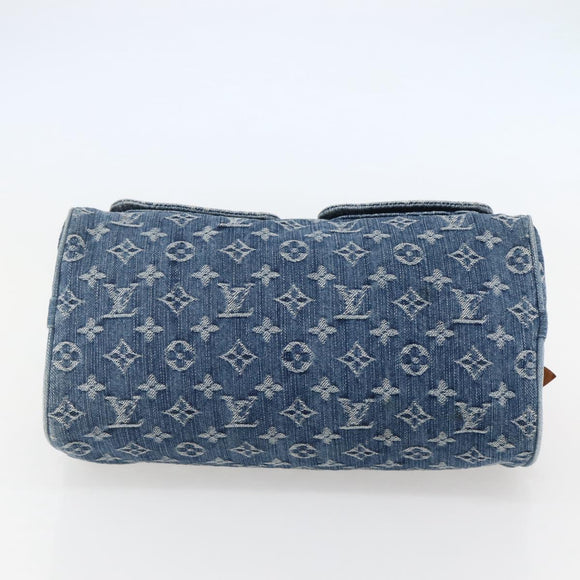 LOUIS VUITTON Monogram Denim Neo Speedy Hand Bag Blue M95019 LV Auth 128934V