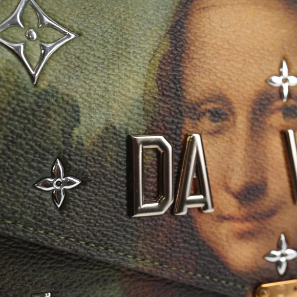 LOUIS VUITTON Masters Collection Pochette Chain Bag Pink M64626 LV Auth 128935M