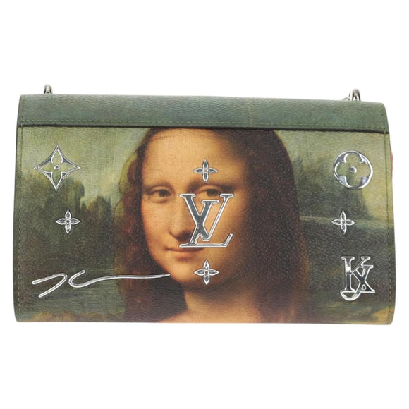 LOUIS VUITTON Masters Collection Pochette Chain Bag Pink M64626 LV Auth 128935SM