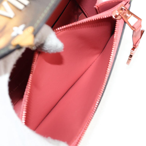 LOUIS VUITTON Masters Collection Pochette Chain Bag Pink M64626 LV Auth 128935SM