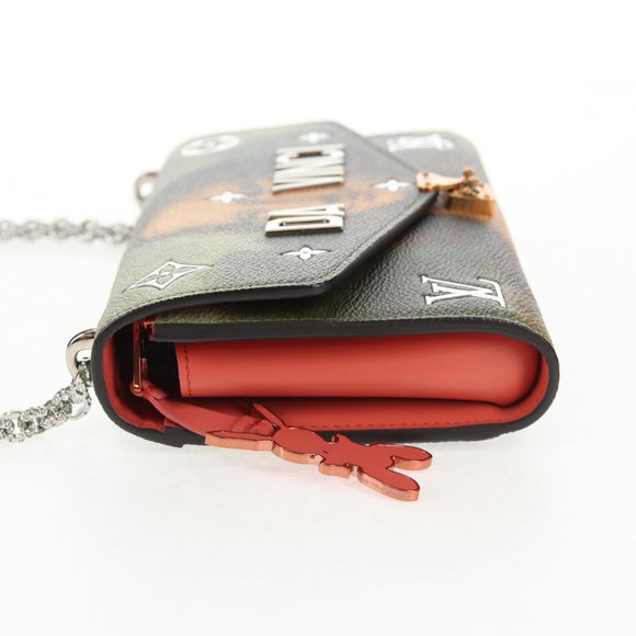 LOUIS VUITTON Masters Collection Pochette Chain Bag Pink M64626 LV Auth 128935SM