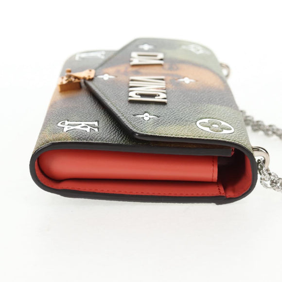 LOUIS VUITTON Masters Collection Pochette Chain Bag Pink M64626 LV Auth 128935SM