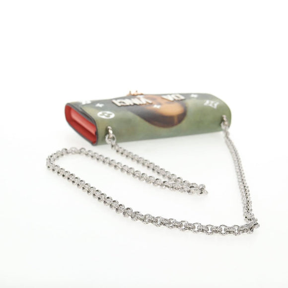 LOUIS VUITTON Masters Collection Pochette Chain Bag Pink M64626 LV Auth 128935M