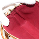LOUIS VUITTON Multicolor Pochette Accessoires Pouch White M92649 LV Auth 128936A-23