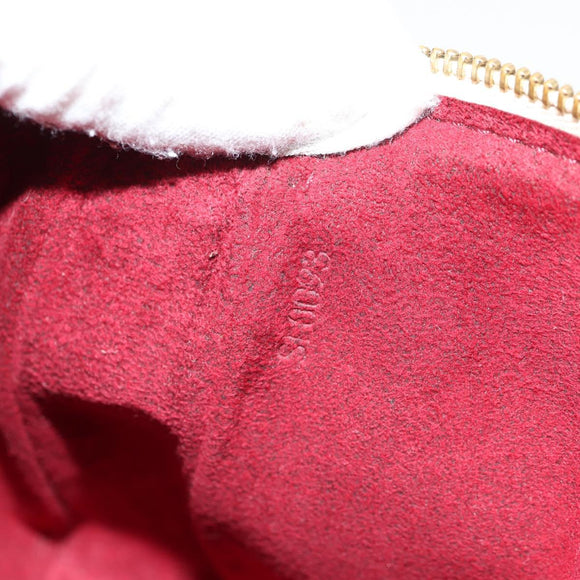 LOUIS VUITTON Multicolor Pochette Accessoires Pouch White M92649 LV Auth 128936A