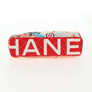 CHANEL Matelasse Chain Shoulder Bag Canvas Pink Gold CC Auth 128939M-8