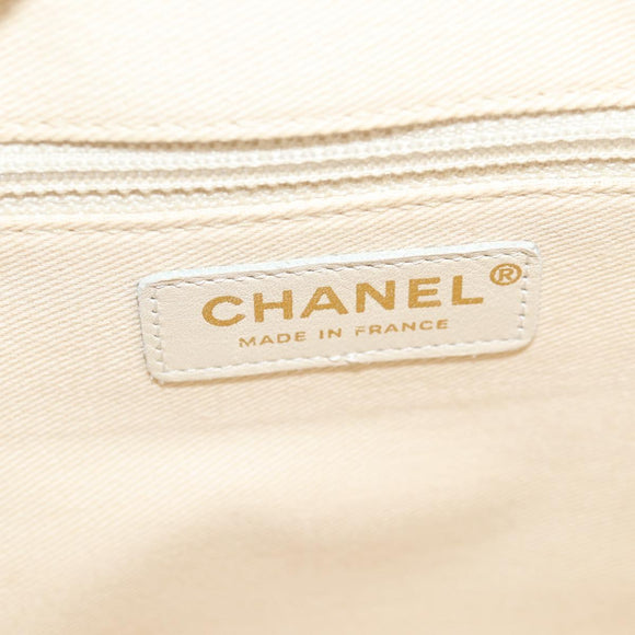 CHANEL Matelasse Chain Shoulder Bag Canvas Pink Gold CC Auth 128939M