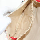 CHANEL Matelasse Chain Shoulder Bag Canvas Pink Gold CC Auth 128939M-27