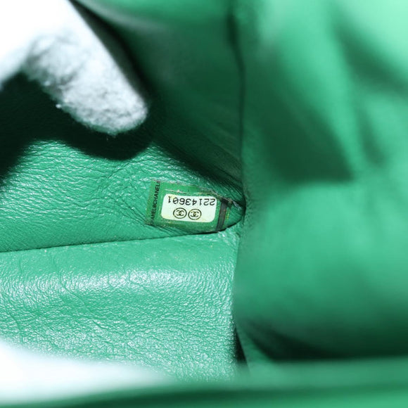 CHANEL Chain Double flap Big Matelasse Bag Cotton Multicolor CC Auth 128941SM