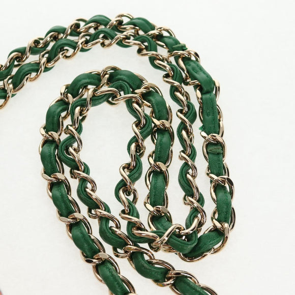 CHANEL Chain Double flap Big Matelasse Bag Cotton Multicolor CC Auth 128941SM