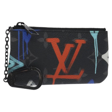 LOUIS VUITTON Eclipse Graffiti Pochette Cles Coin Purse M81975 Auth 128951