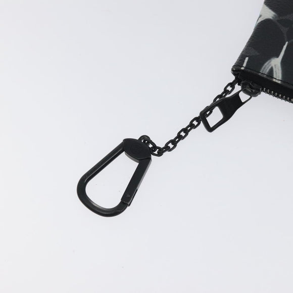 LOUIS VUITTON Eclipse Graffiti Pochette Cles Coin Purse M81975 Auth 128951