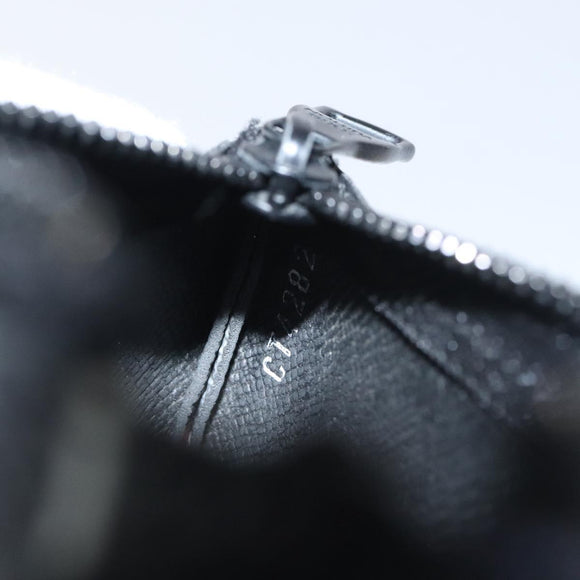 LOUIS VUITTON Eclipse Graffiti Pochette Cles Coin Purse M81975 Auth 128951