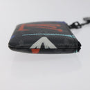 LOUIS VUITTON Eclipse Graffiti Pochette Cles Coin Purse M81975 Auth 128951-3