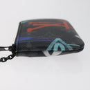LOUIS VUITTON Eclipse Graffiti Pochette Cles Coin Purse M81975 Auth 128951-4