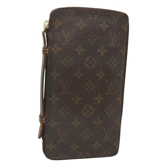 LOUIS VUITTON Monogram Organizer De Voyage Travel Case M60120 LV Auth 128953