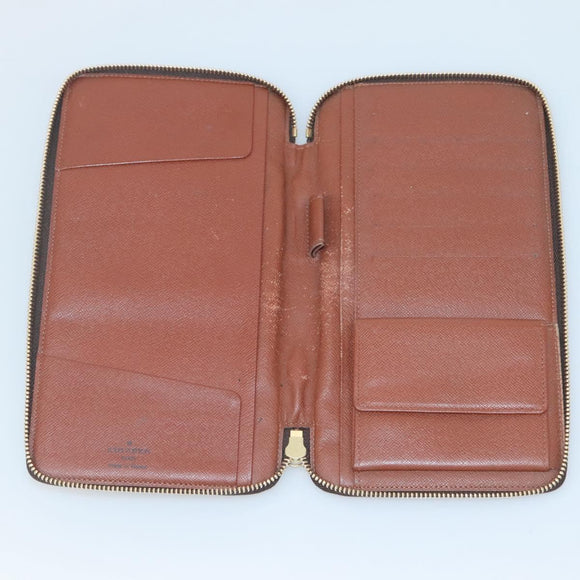 LOUIS VUITTON Monogram Organizer De Voyage Travel Case M60120 LV Auth 128953