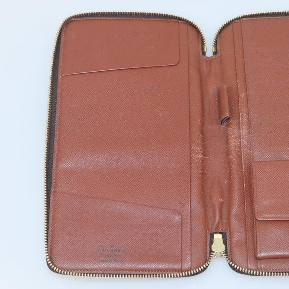 LOUIS VUITTON Monogram Organizer De Voyage Travel Case M60120 LV Auth 128953