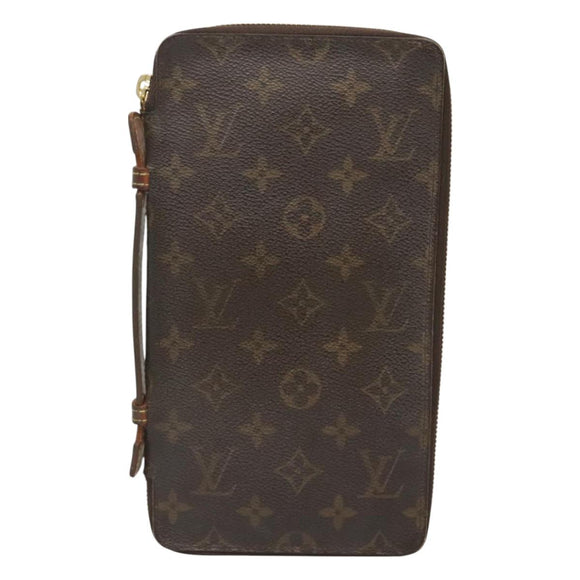 LOUIS VUITTON Monogram Organizer De Voyage Travel Case M60120 LV Auth 128953