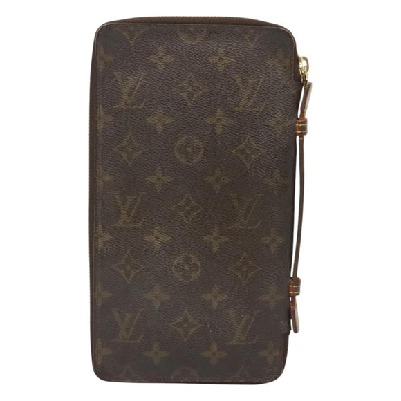 LOUIS VUITTON Monogram Organizer De Voyage Travel Case M60120 LV Auth 128953