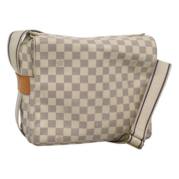 LOUIS VUITTON Damier Azur Naviglio Shoulder Bag N51189 LV Auth 128957