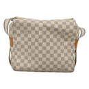 LOUIS VUITTON Damier Azur Naviglio Shoulder Bag N51189 LV Auth 128957-13
