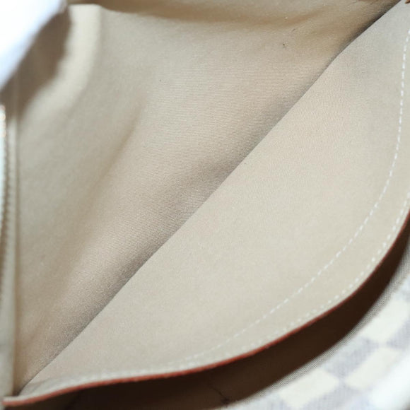 LOUIS VUITTON Damier Azur Naviglio Shoulder Bag N51189 LV Auth 128957