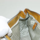 PRADA Shoulder Bag Nylon Enamel Light Blue Silver Auth 128965-20