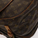 LOUIS VUITTON Monogram Saumur 35 Shoulder Bag M42254 LV Auth 128972-17