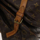 LOUIS VUITTON Monogram Saumur 35 Shoulder Bag M42254 LV Auth 128972-18