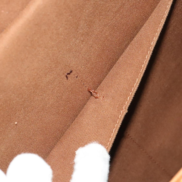 LOUIS VUITTON Monogram Saumur 35 Shoulder Bag M42254 LV Auth 128972