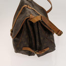 LOUIS VUITTON Monogram Saumur 35 Shoulder Bag M42254 LV Auth 128972-4