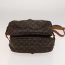 LOUIS VUITTON Monogram Saumur 35 Shoulder Bag M42254 LV Auth 128972-5