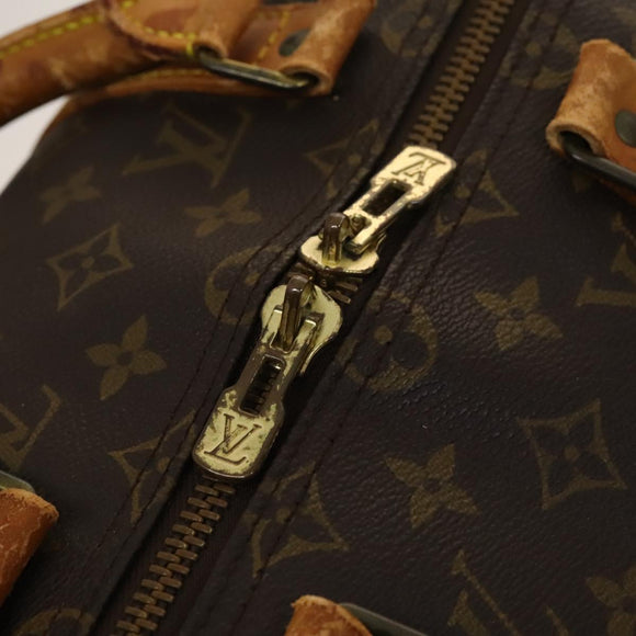 LOUIS VUITTON Monogram Keepall Bandouliere 50 Boston Bag M41416 LV Auth 128979