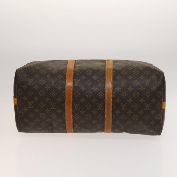 LOUIS VUITTON Monogram Keepall Bandouliere 50 Boston Bag M41416 LV Auth 128979