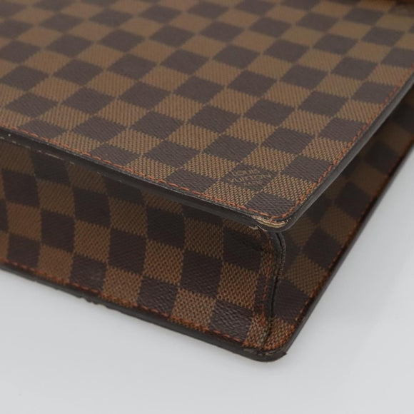 LOUIS VUITTON Damier Ebene Altona PM Briefcase N53315 LV Auth 128981
