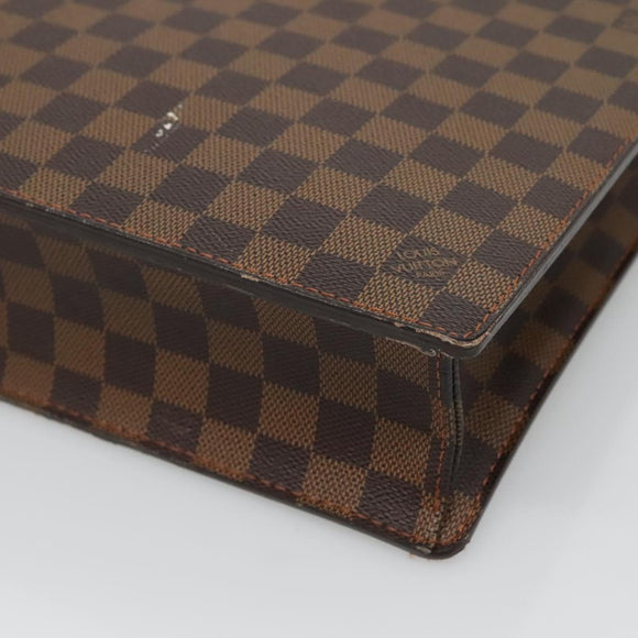 LOUIS VUITTON Damier Ebene Altona PM Briefcase N53315 LV Auth 128981