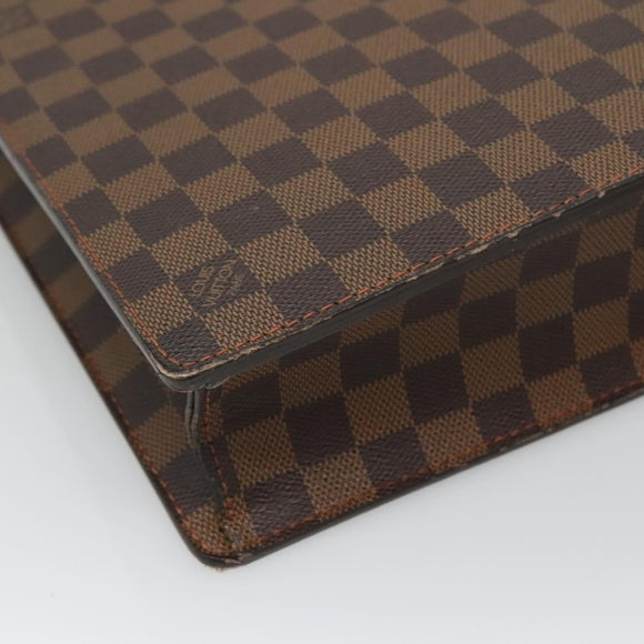 LOUIS VUITTON Damier Ebene Altona PM Briefcase N53315 LV Auth 128981
