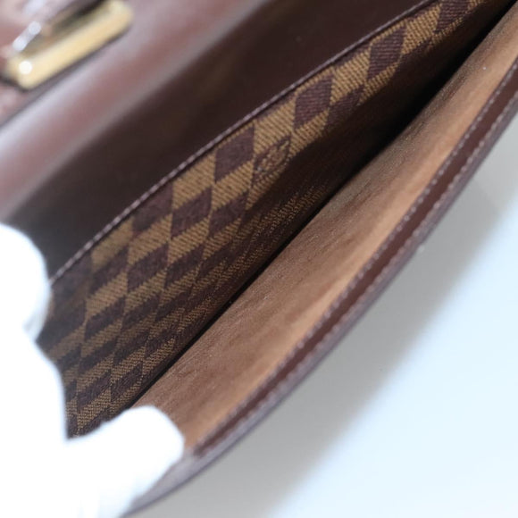 LOUIS VUITTON Damier Ebene Altona PM Briefcase N53315 LV Auth 128981