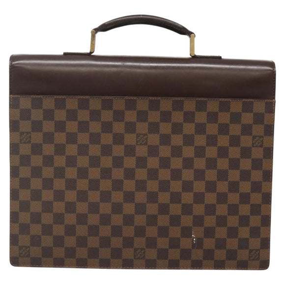 LOUIS VUITTON Damier Ebene Altona PM Briefcase N53315 LV Auth 128981