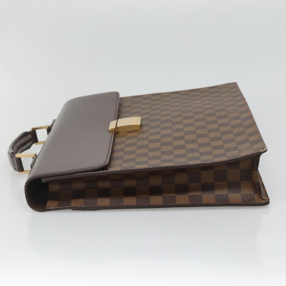 LOUIS VUITTON Damier Ebene Altona PM Briefcase N53315 LV Auth 