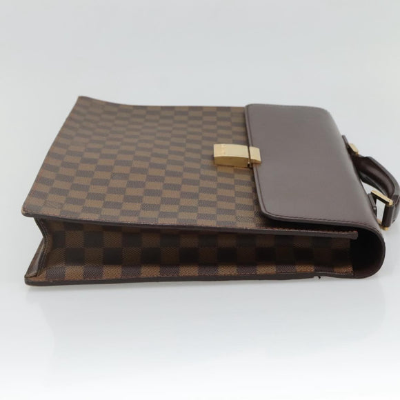 LOUIS VUITTON Damier Ebene Altona PM Briefcase N53315 LV Auth 128981