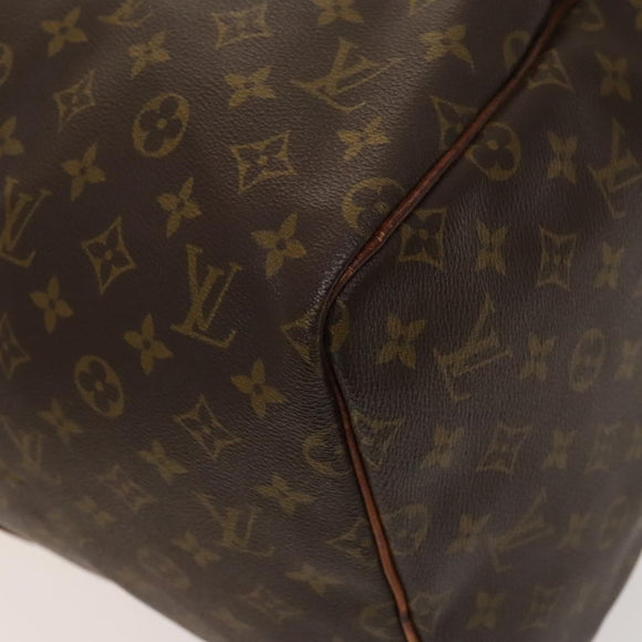 LOUIS VUITTON Monogram Keepall 55 Boston Bag M41424 LV Auth 128983