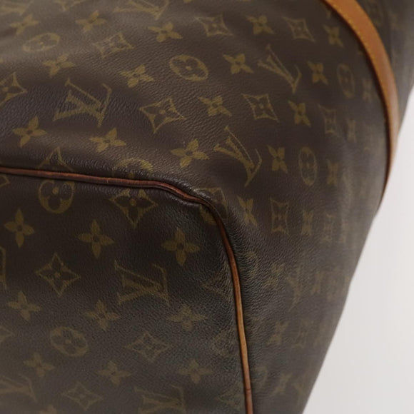 LOUIS VUITTON Monogram Keepall 55 Boston Bag M41424 LV Auth 128983