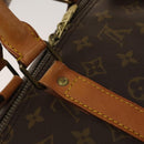 LOUIS VUITTON Monogram Keepall 55 Boston Bag M41424 LV Auth 128983-17