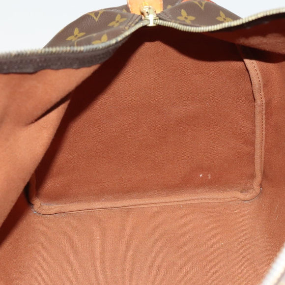 LOUIS VUITTON Monogram Keepall 55 Boston Bag M41424 LV Auth 128983