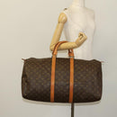 LOUIS VUITTON Monogram Keepall 55 Boston Bag M41424 LV Auth 128983-22