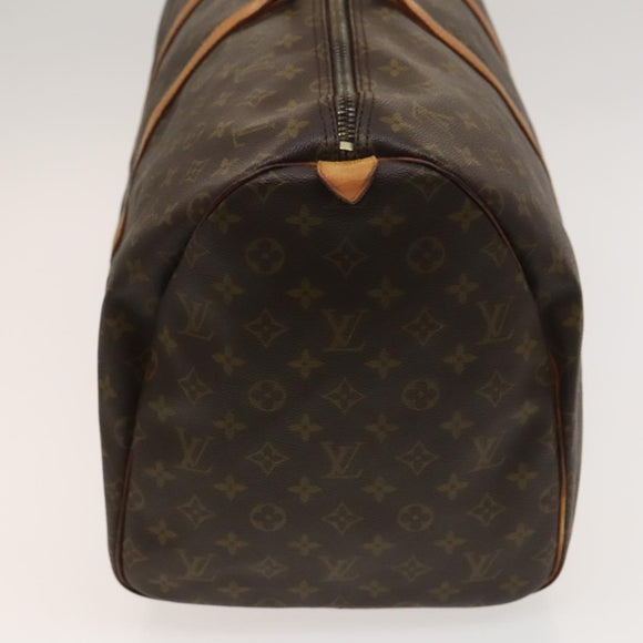 LOUIS VUITTON Monogram Keepall 55 Boston Bag M41424 LV Auth 128983