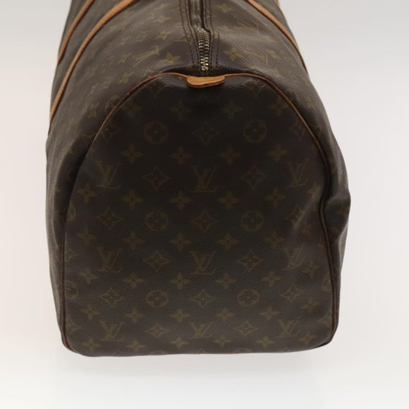 LOUIS VUITTON Monogram Keepall 55 Boston Bag M41424 LV Auth 128983